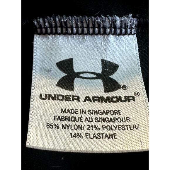 Under Armour Black Fitted Compression Top Nylon Stretch Thick Turtleneck M - Picture 4 of 5